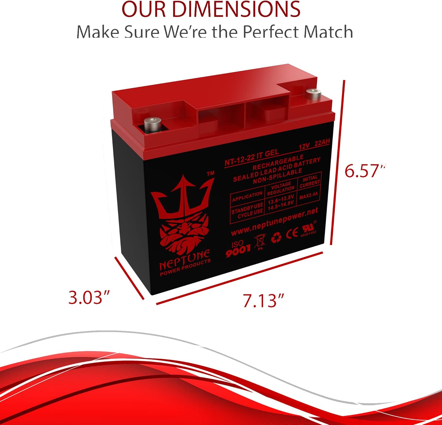 12V 22AH Gel Battery Q8503