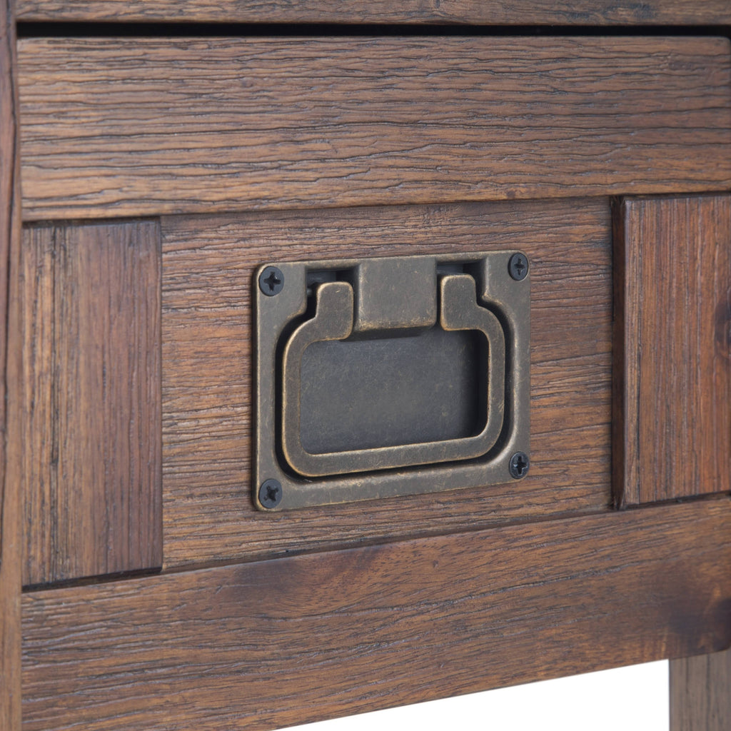Solid Acacia Wood Narrow Side Table S1820