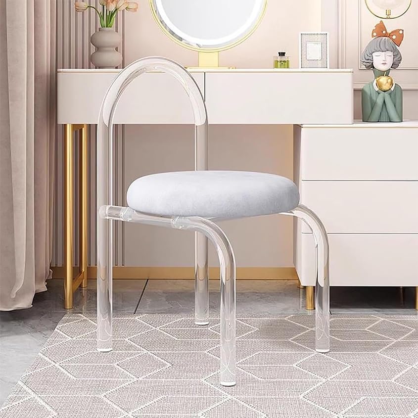 Grey Acrylic Dining Chair I402