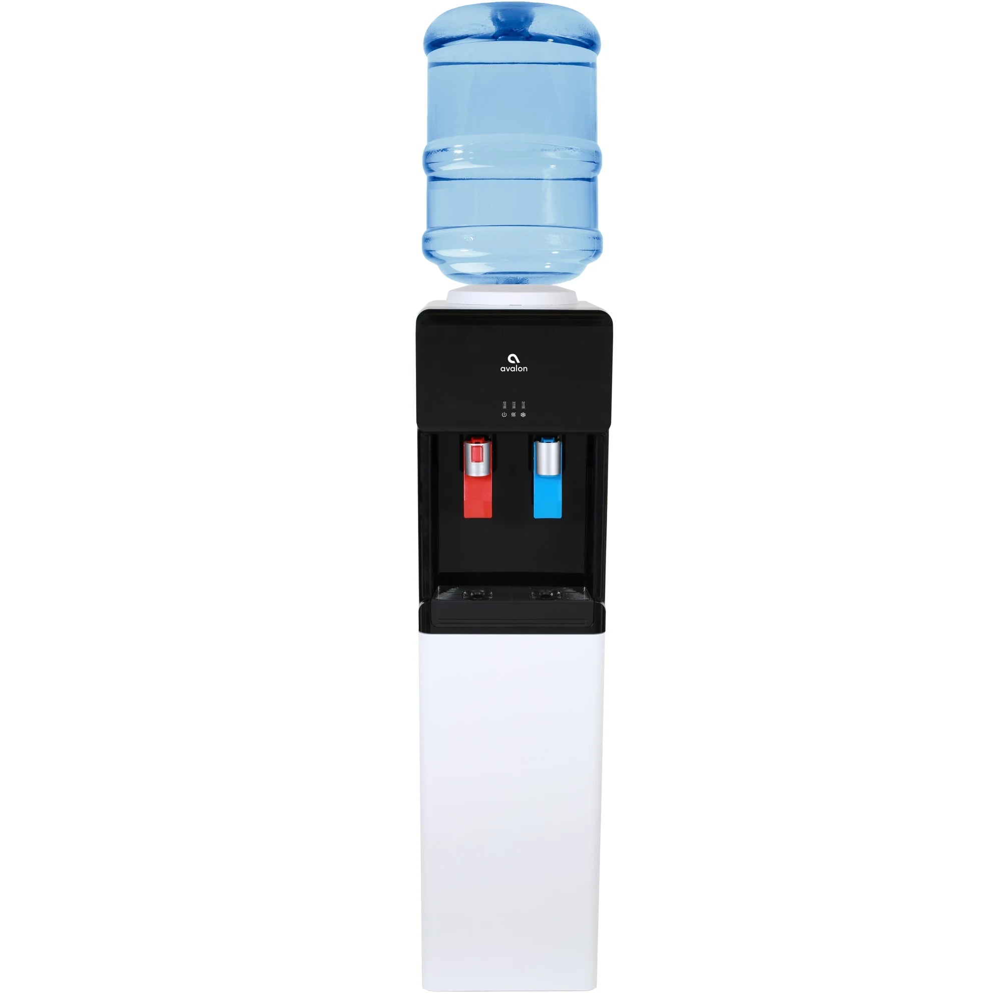 Black Top Loading Water Dispenser with Hot & Cold Water C532