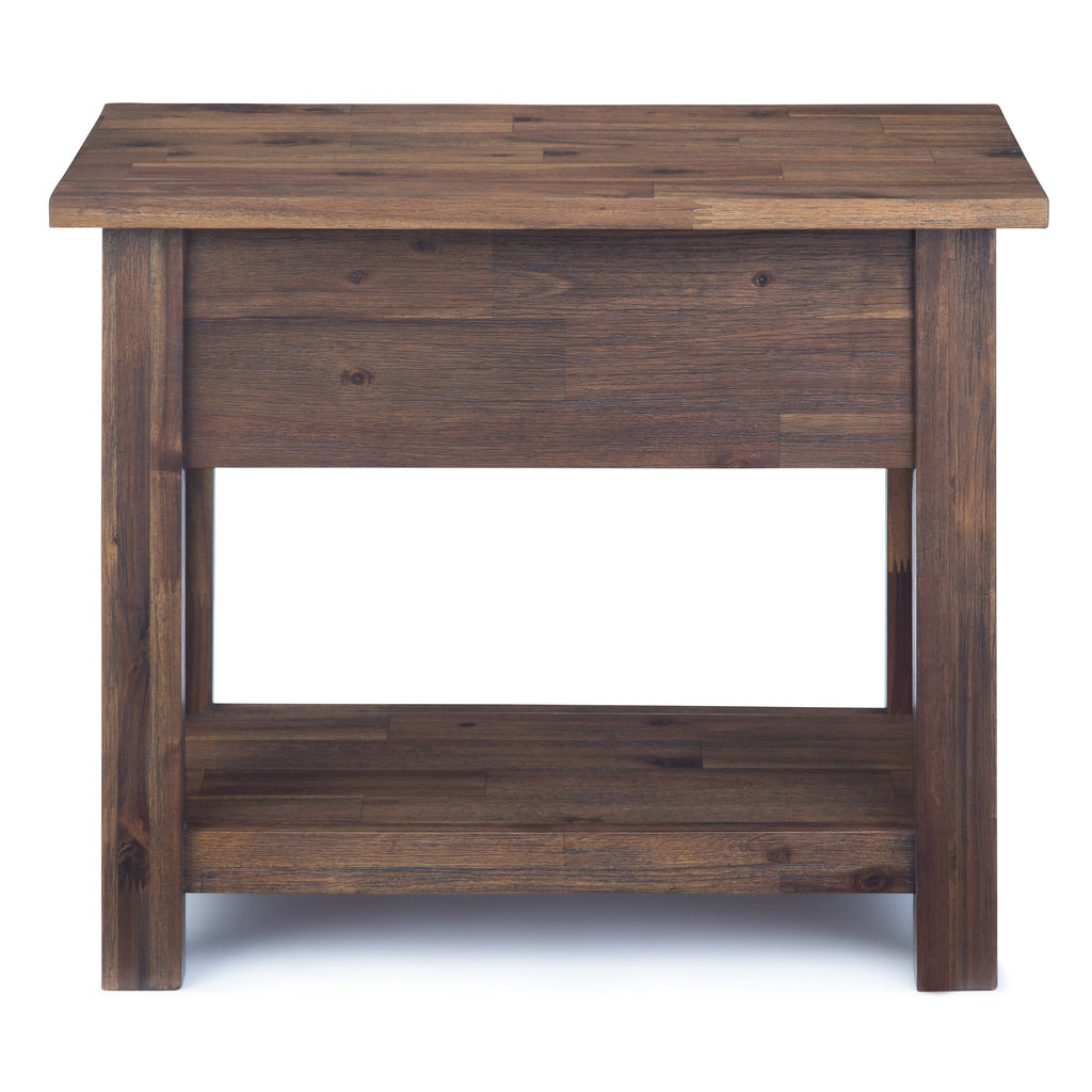 Solid Acacia Wood Narrow Side Table S1820