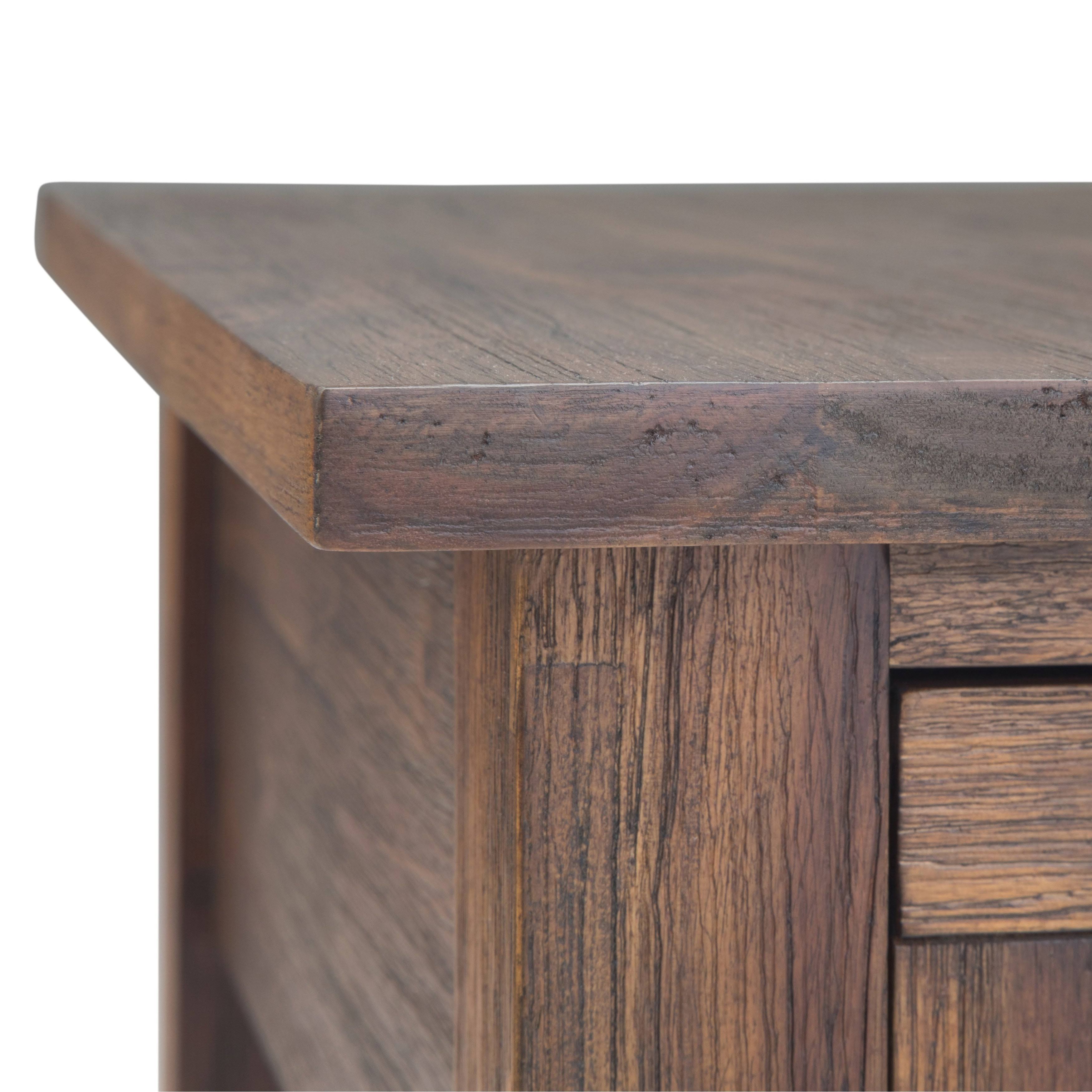 Solid Acacia Wood Narrow Side Table S1820