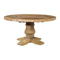 Round Reclaimed Elm Dining Table Z702