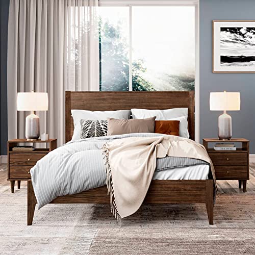 Queen Size Solid Wood Platform Bed C22967