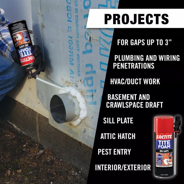 12 fl oz Polyurethane Expanding Foam Sealant L53876