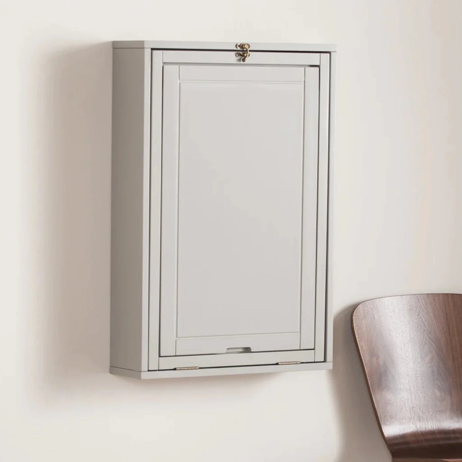 Gray Fold Out Wall Mount Desk E3938