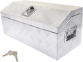 Silver Aluminum Pickup Truck Bed Tool Box J803802