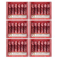 Red & White Peppermint Candy Canes Natural Peppermint Flavor 12pc Holiday Candy per Box Pack of 6 Total of 72ct C94847