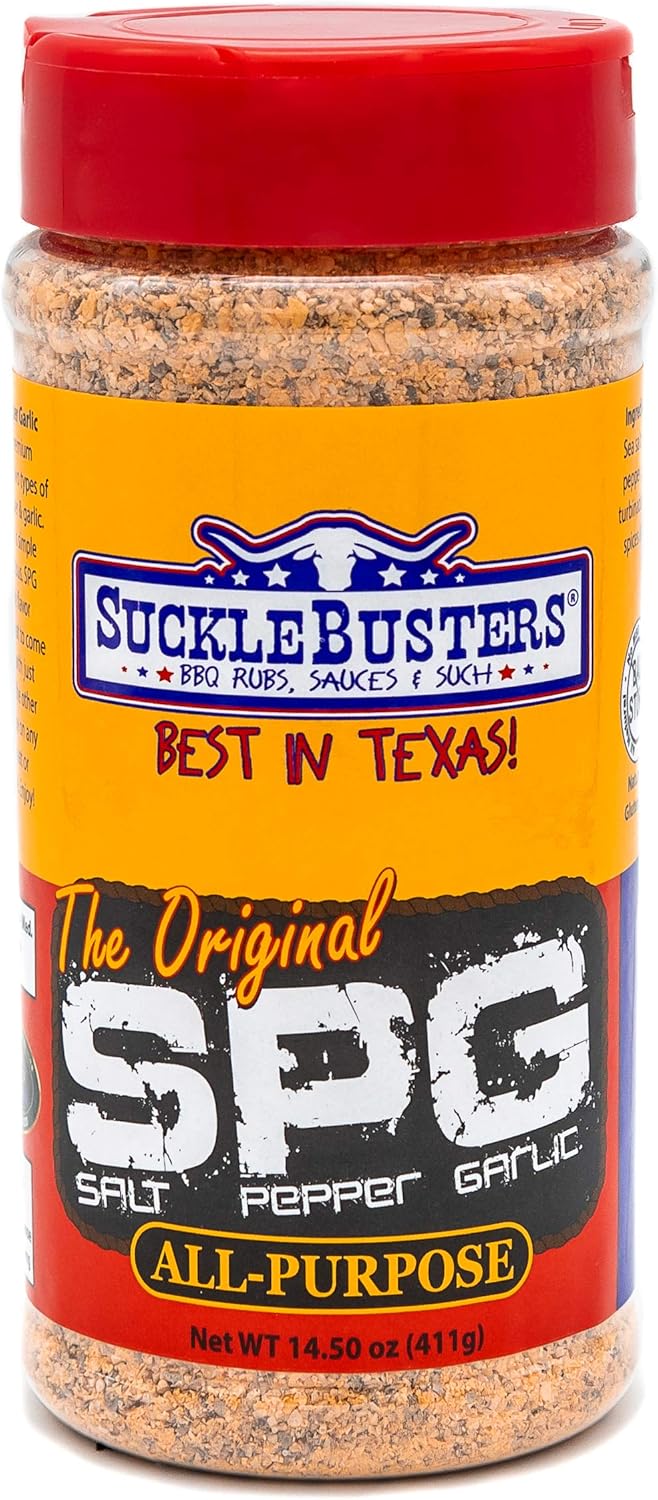 14.5oz Salt Pepper Garlic BBQ Rub & Seasoning H322