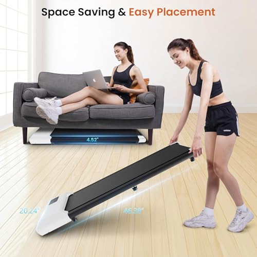 2.5HP Quiet Portable Under Desk Treadmill R731529