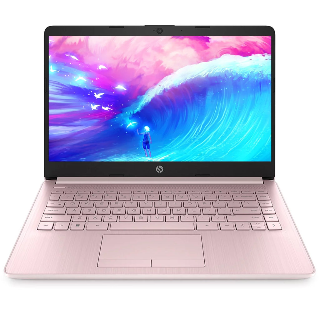 14" Ultral Light Laptop Intel Celeron Quad-Core N4120 16GB RAM 64GB eMMC Pink M29452