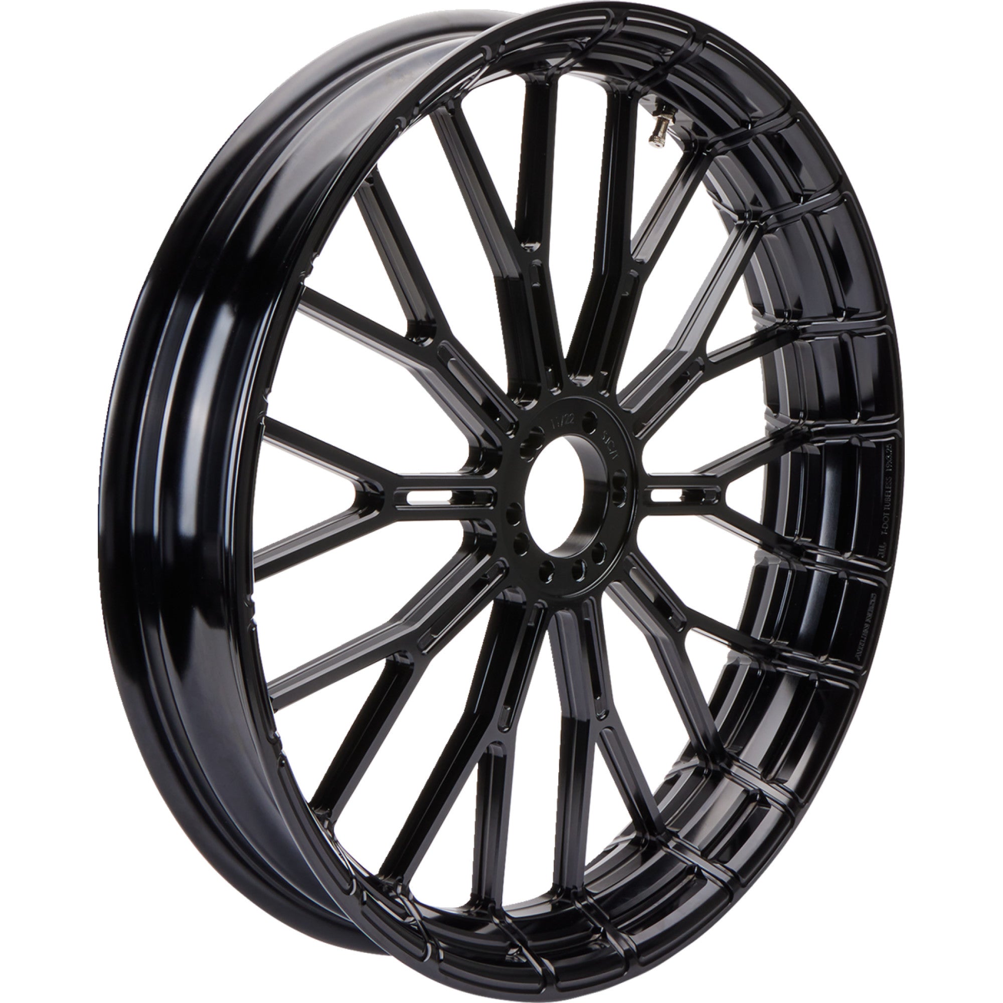 21" x 3.5" Y-Spoke Forged Black Front Wheel E883140