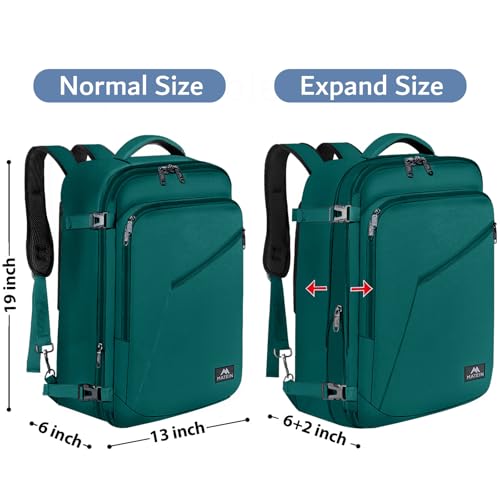 Black 27L Lightweight Expandable Waterproof Travel Backpack P8031