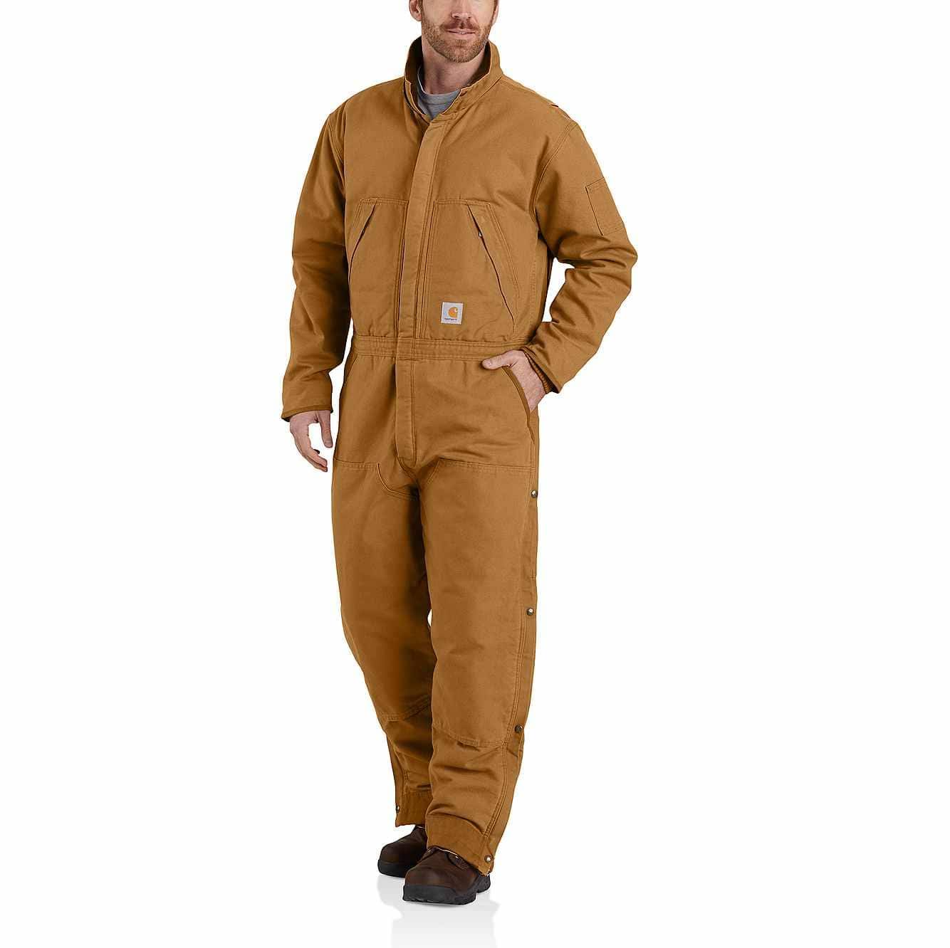 Washed Duck Insulated Coverall V65149