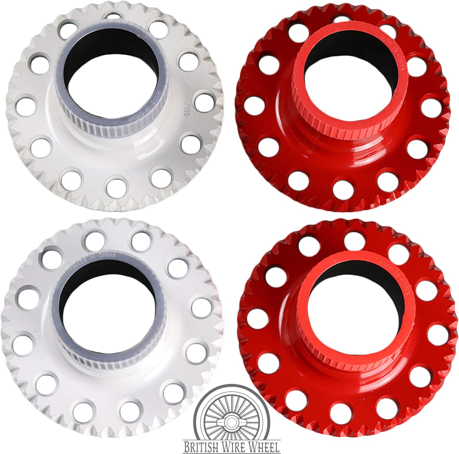 5 Lug Knock Off Wire Wheel Adapters, Set of 4 Z95924