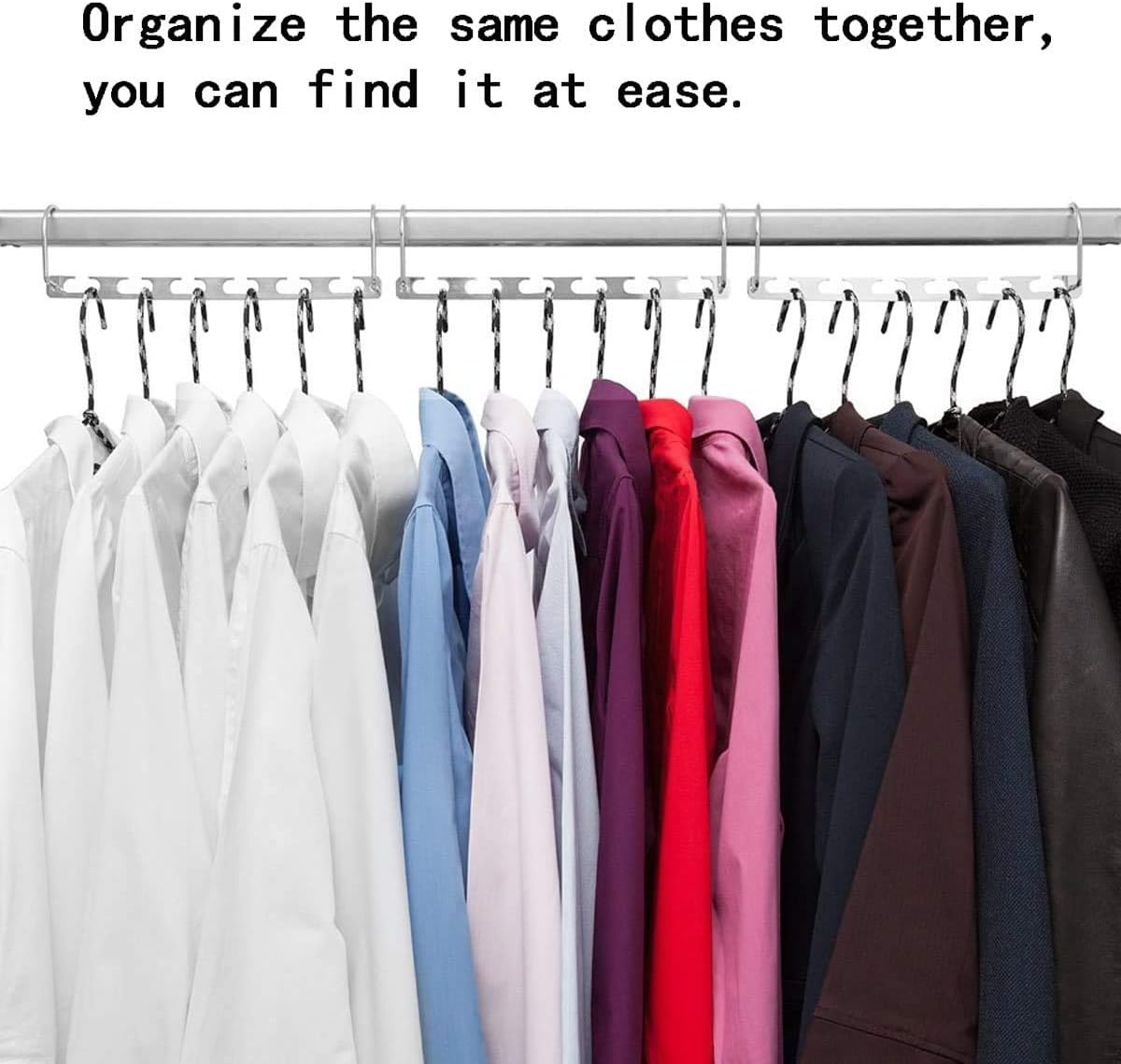 6Pc Metal Cascading Hangers O118083