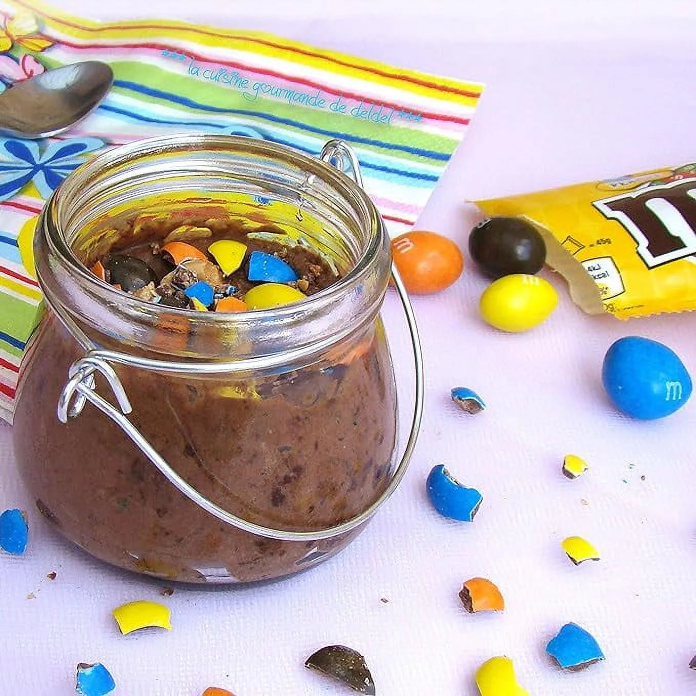 M&M's Peanut Chocolate Candy Fun Size Snacks, 5 LBs Bundle K768