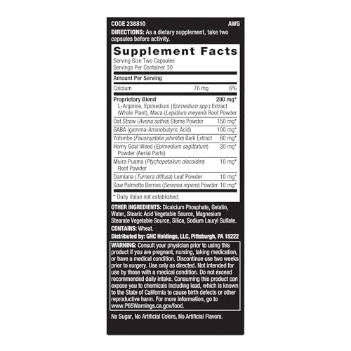 60 Capsules Staminol S606