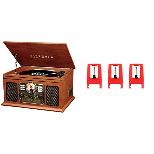 6-in-1 Bluetooth Record Player with Built-in Speakers H7033