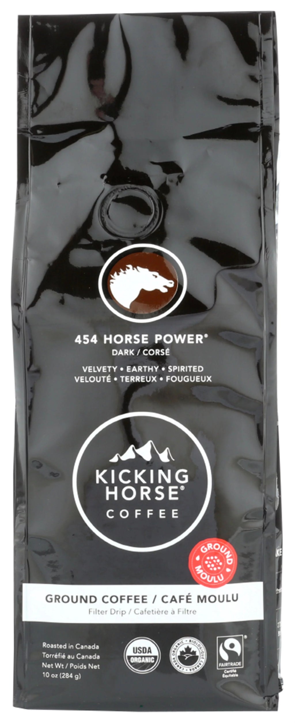 Dark Roast Ground Coffee, 10 oz Z202689