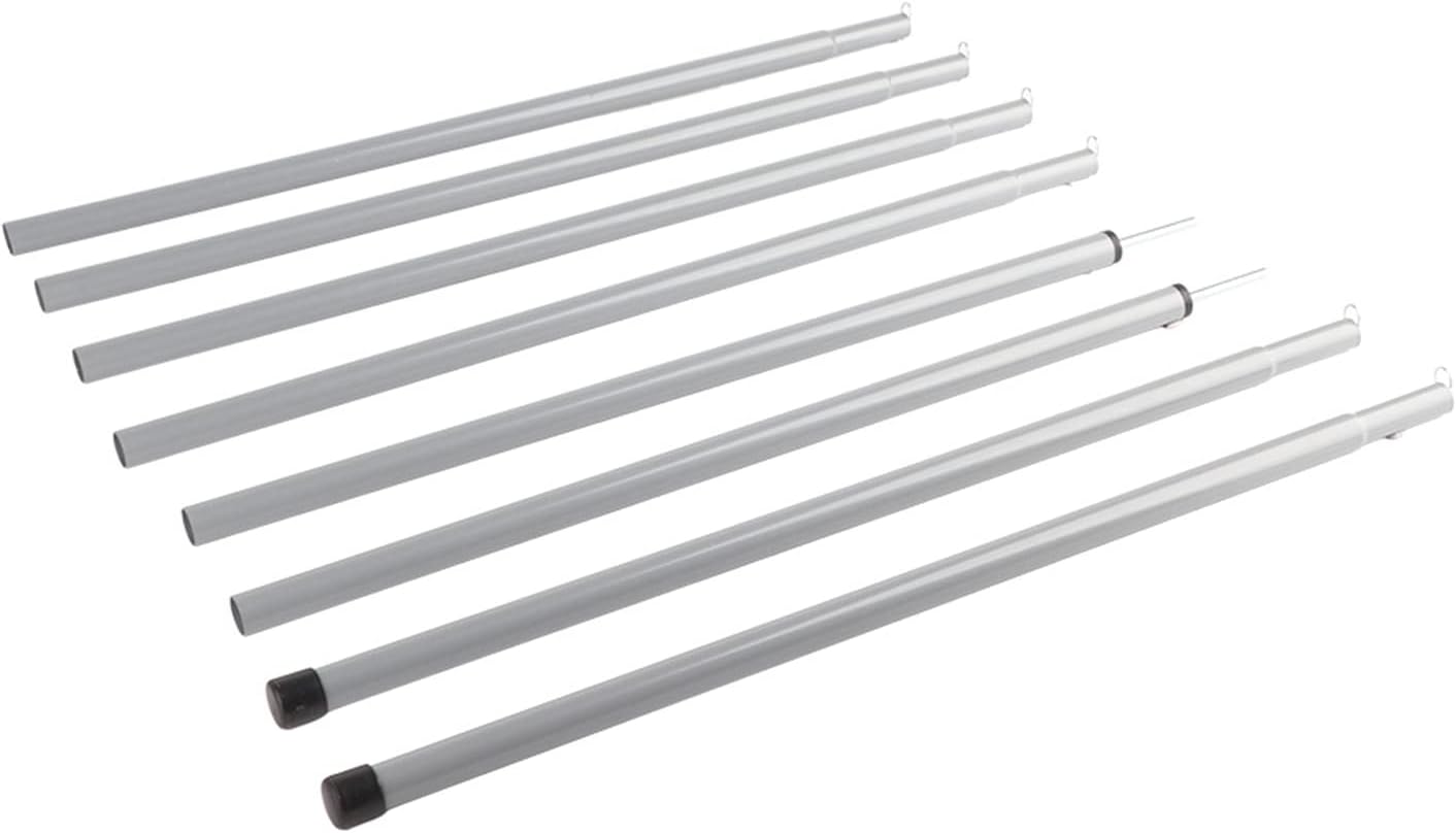 Telescoping Adjustable Iron Tarp Poles T190