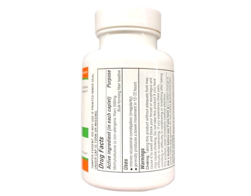 Methylcellulose 500 mg 100 Caplets Pack of 3 M229