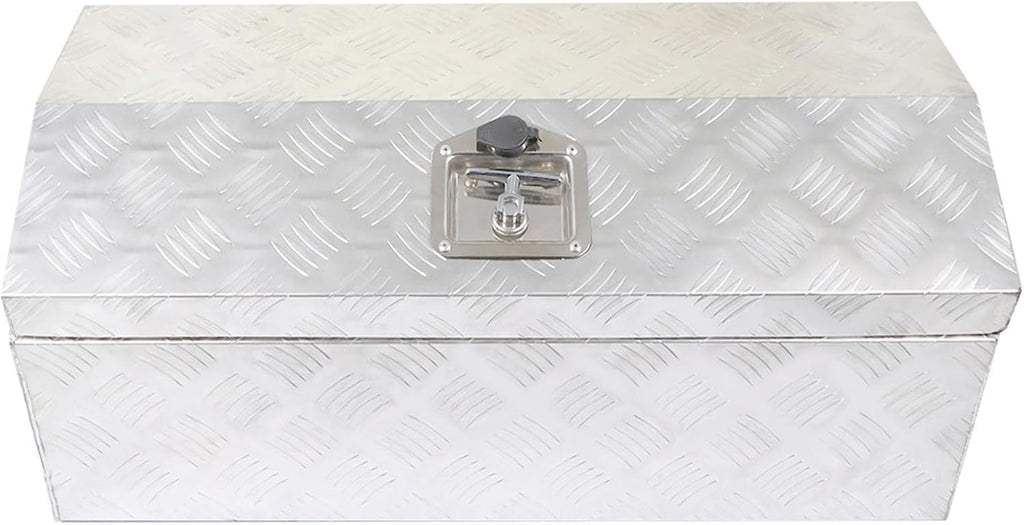 Silver Aluminum Pickup Truck Bed Tool Box J803802