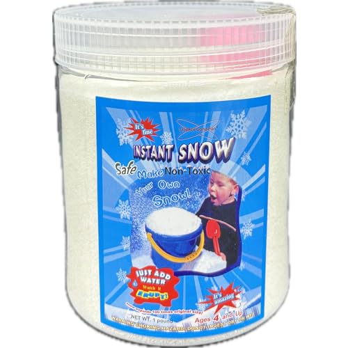 1-Pound Jar of Instant Snow Powder A754297