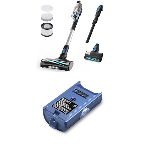 Cordless Stick Vacuum Cleaner with Tangle-Resistant Design, Up to 50 Minutes D96553
