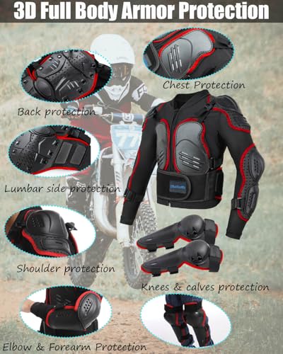 Kids Motorcycle Jacket Armor Suit K607