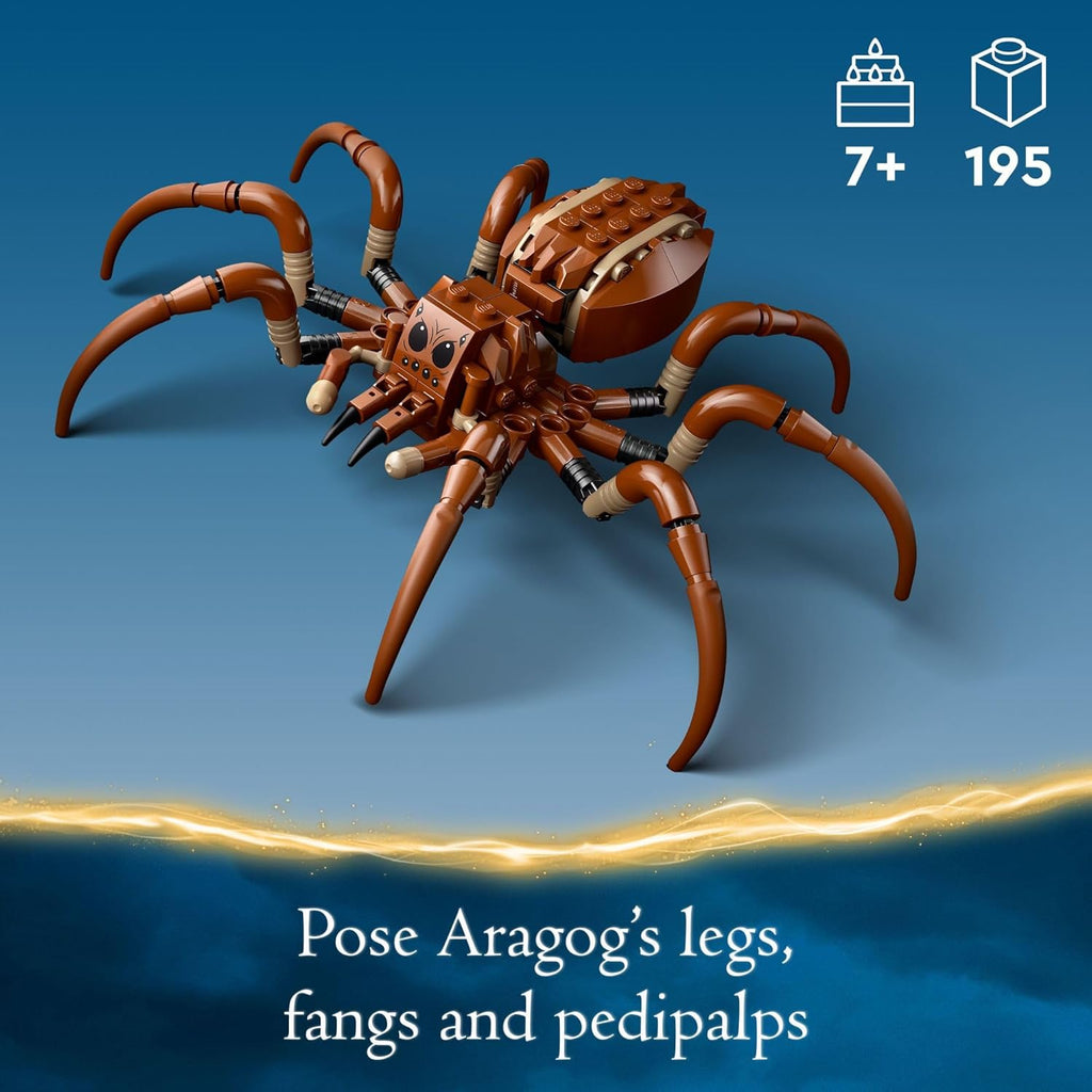 LEGO Harry Potter Aragog in The Forbidden Forest Spider Toy Playset with 2 Minifigures Z553