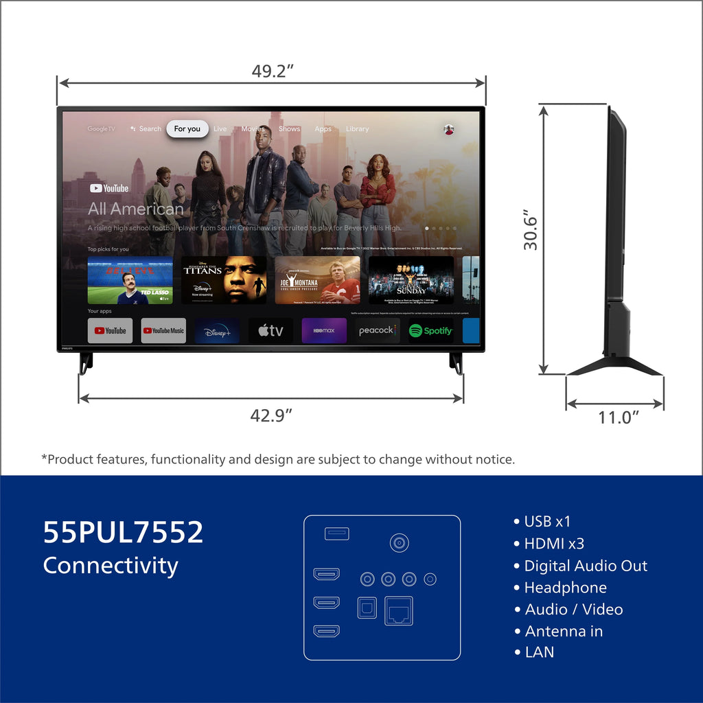 55 Class 4K Ultra HD LED TV O71017