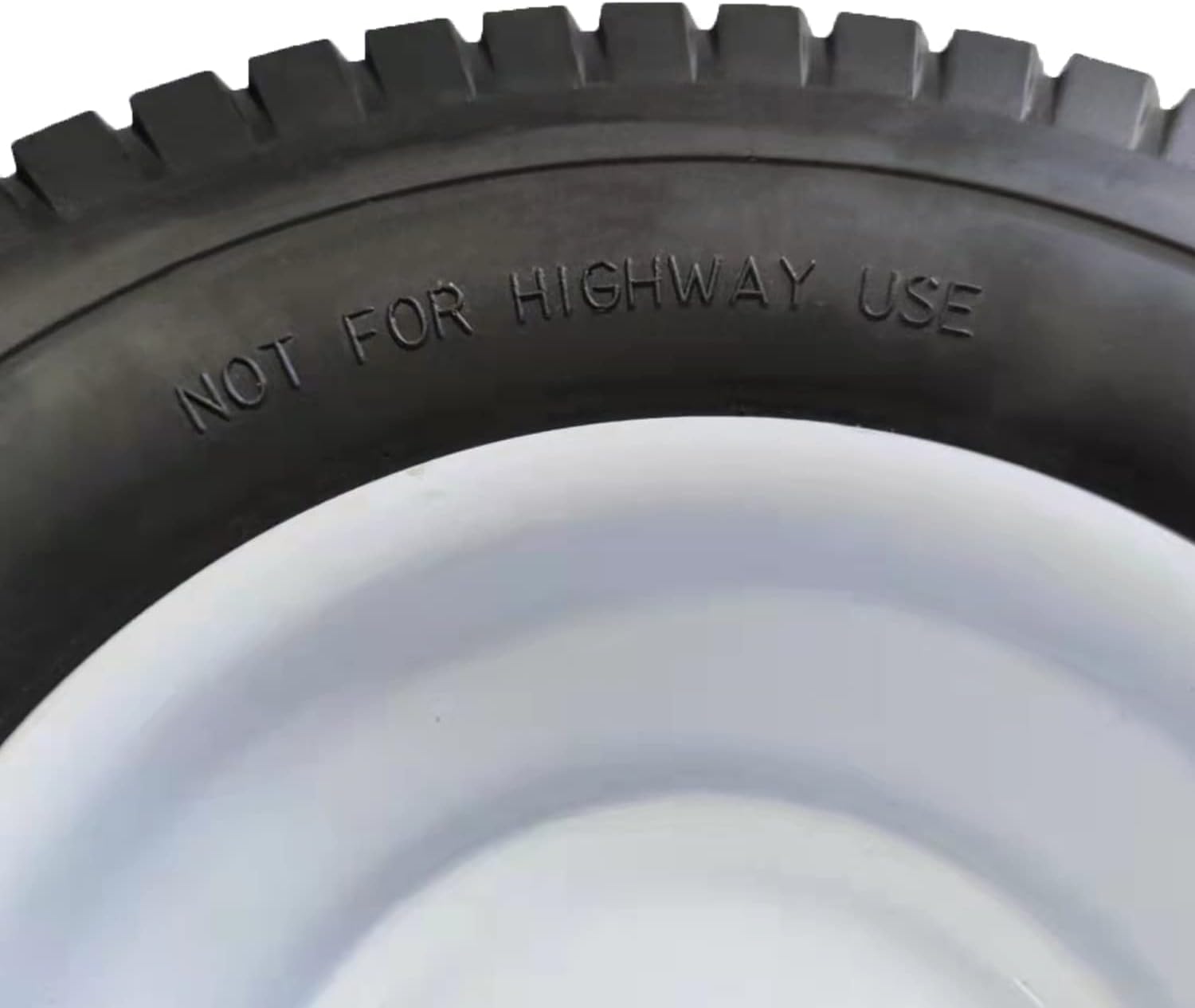 13x5.00-6 Flat Free Lawn Mower Tire and Wheel with 3/4 & 5/8 Bearing, 3” Hub N6064