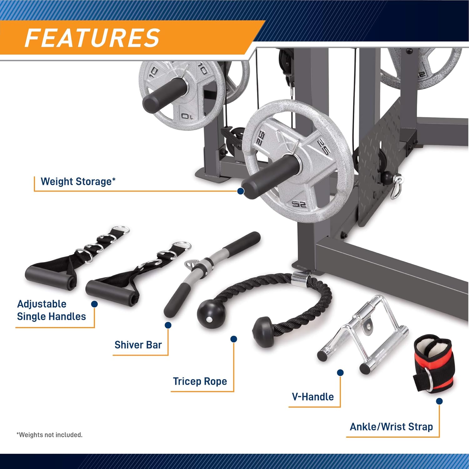Gray/Brown Home Gym Equipment W514389