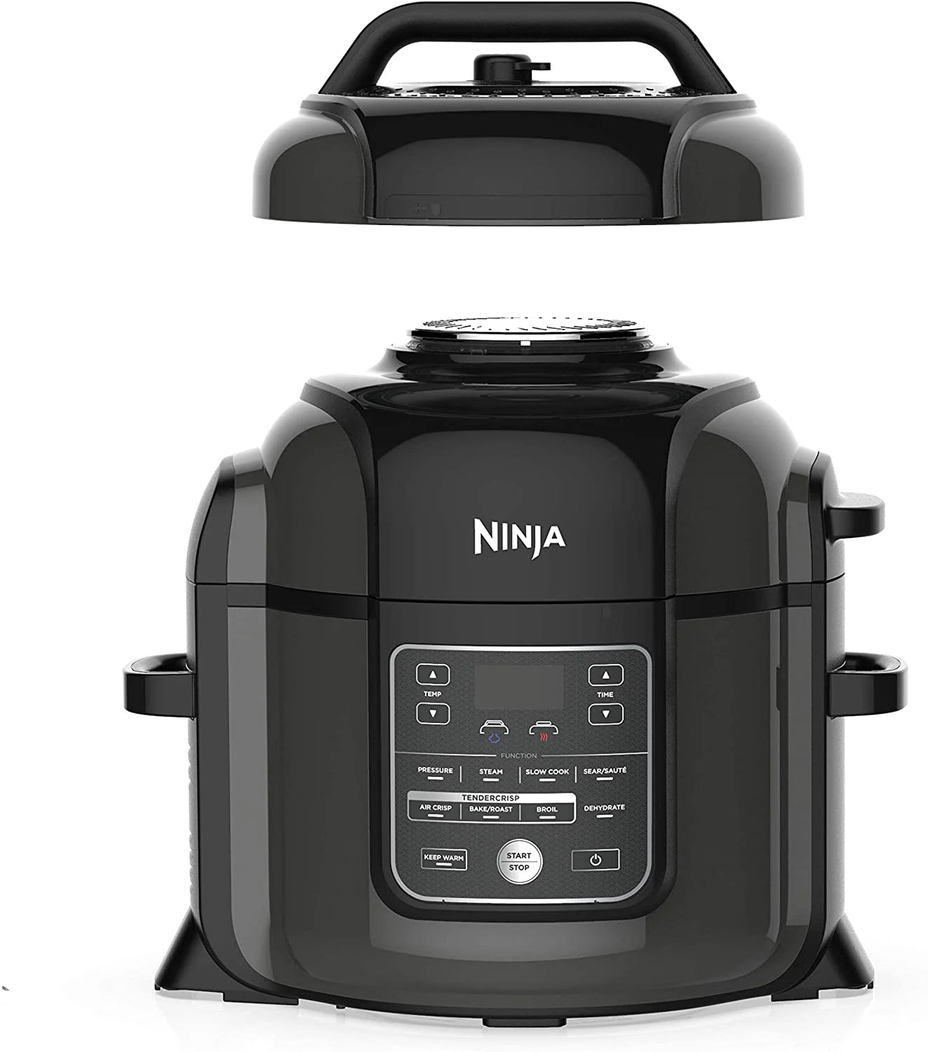 Restored 8-Quart 9-in-1 Deluxe XL Pressure Cooker and Air Fryer B2403
