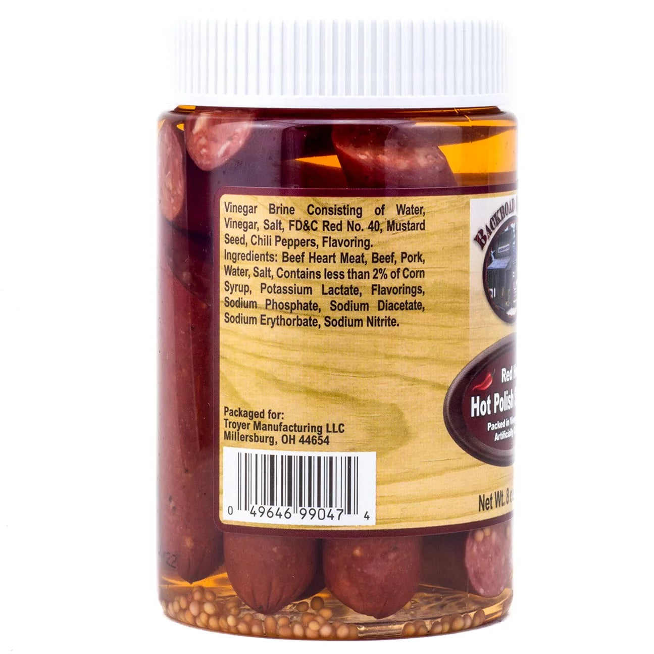 Pickled Hot Polish Sausage, 2-Pack 8 oz. Jars F456