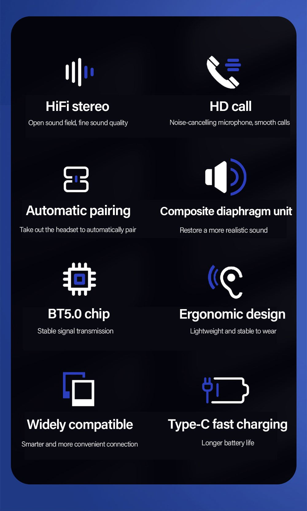 Wireless Sound Isolation Earphones W512