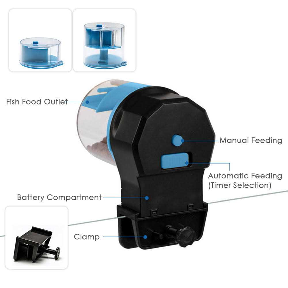 Automatic Fish Feeder with Timer Z73154