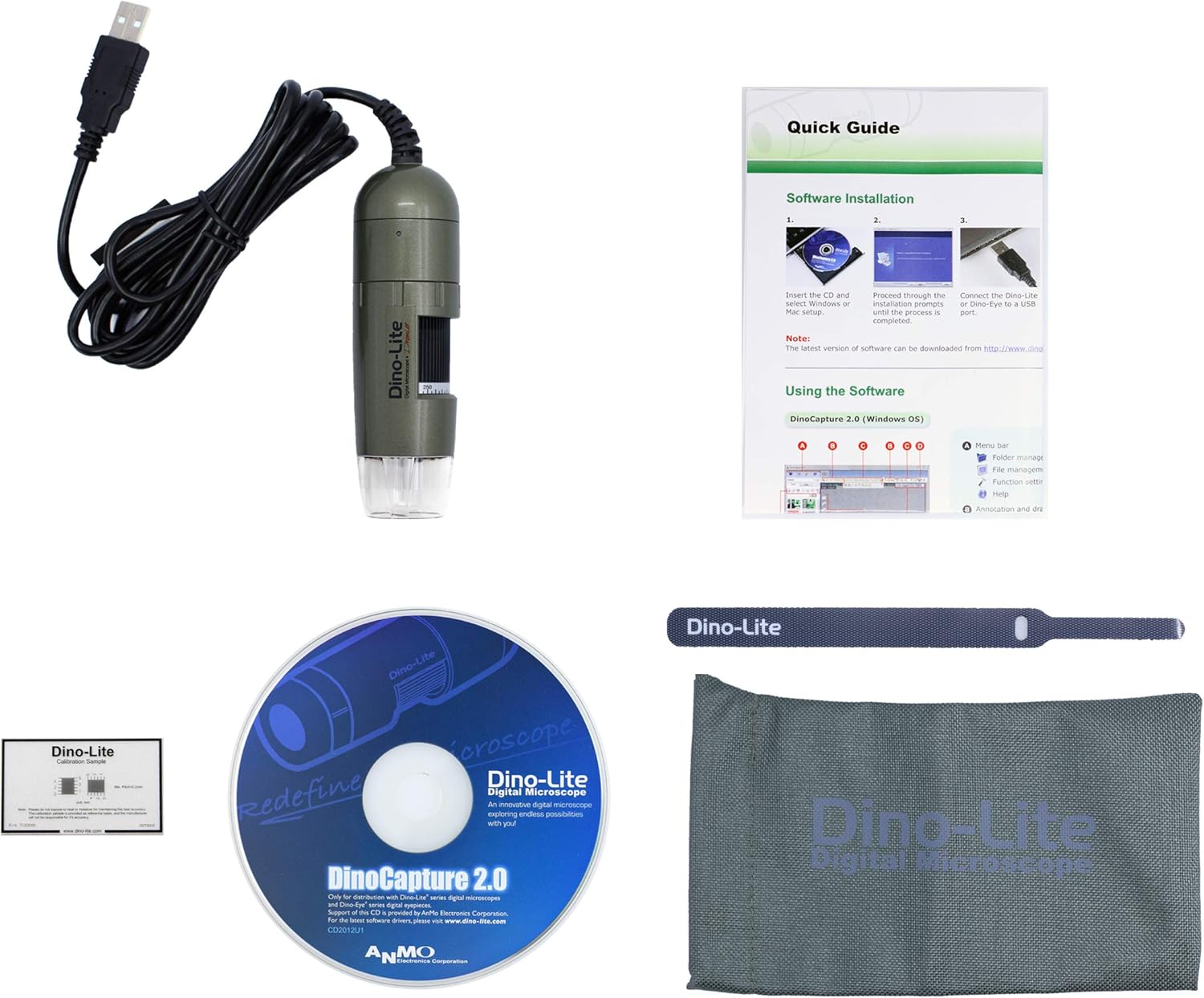 USB Digital Microscope, 1.3MP, 10x - 50x, 220x Optical Magnification T3658