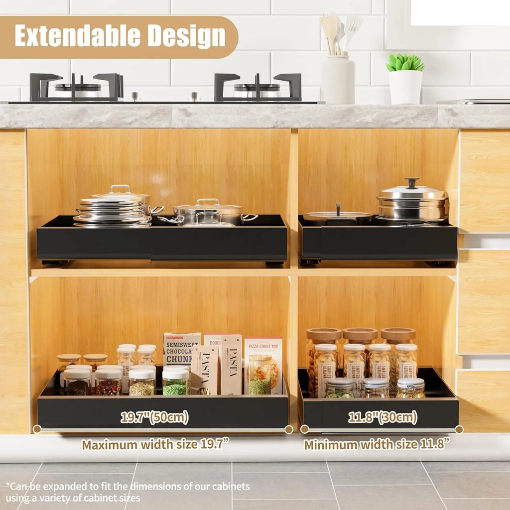 Width Expandable Heavy Duty Slide Out Drawers L72715