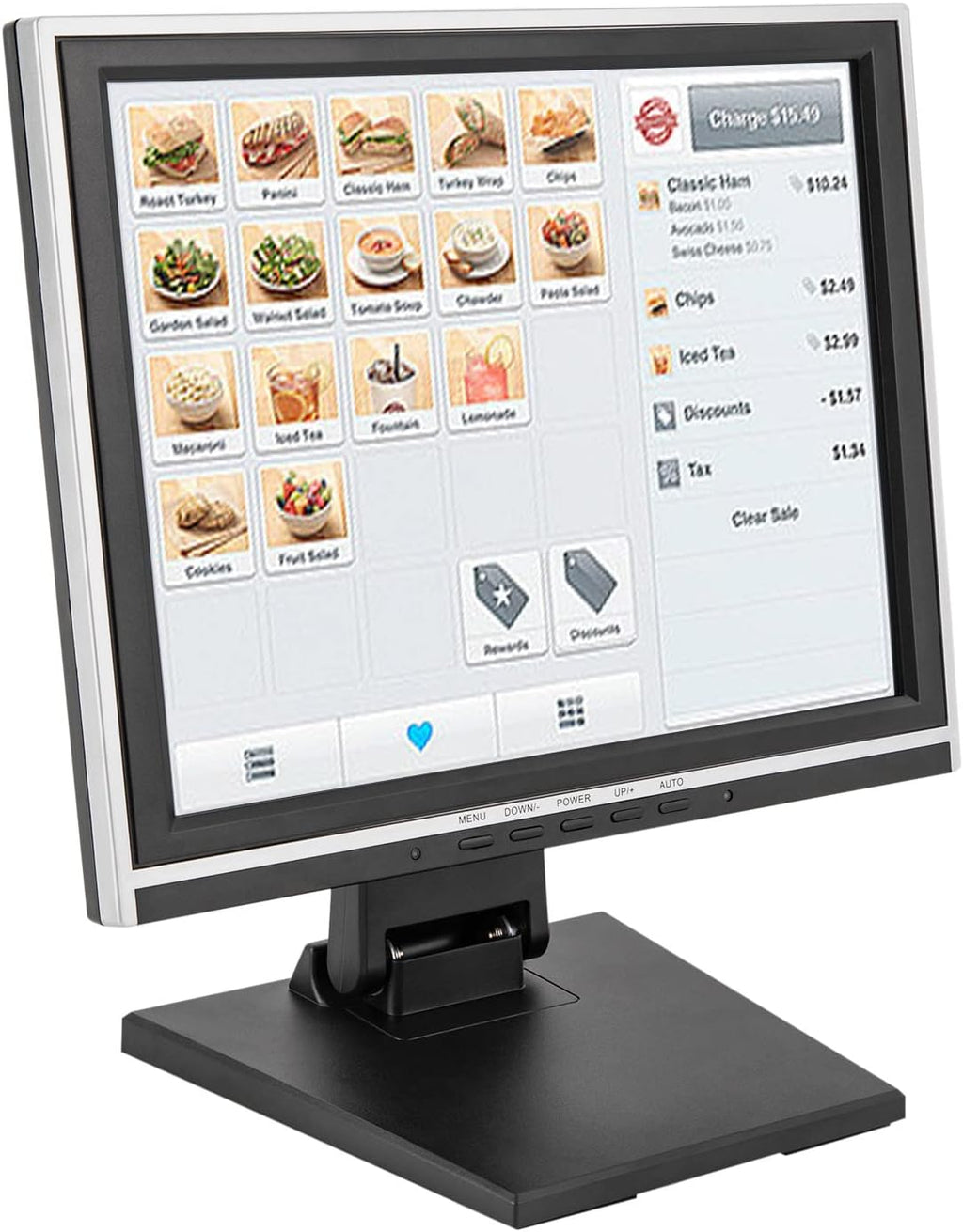 15" LCD Touch Screen Monitor with Adjustable Multi-Touch USB Interface M300504