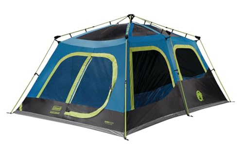 Coleman Camping Tent with Instant Setup, 4/6/8/10 Person Weatherproof Tent with Double-Thick Fabric and Carry Bag Y7692