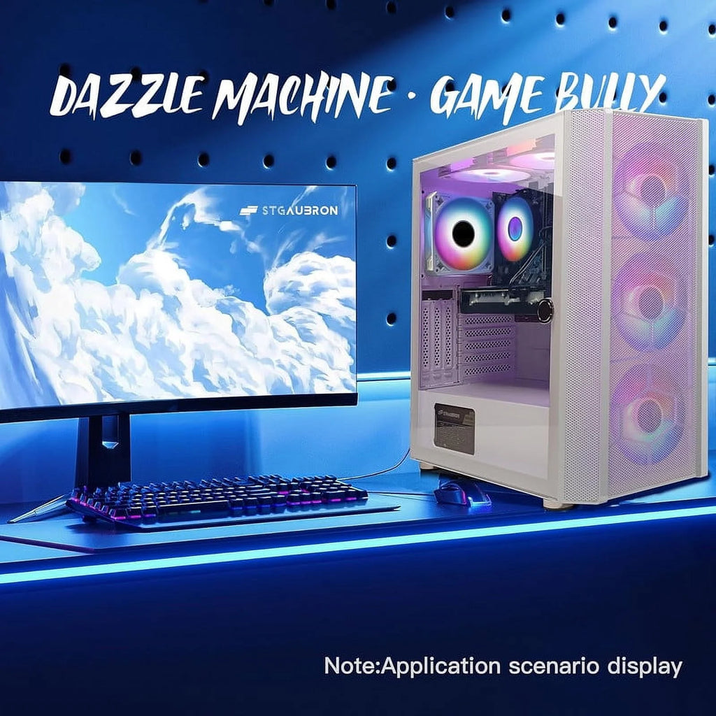 Gaming Desktop PC, Intel Core i7 3.4G up to 3.9G, 16G RAM, 1T SSD, Radeon RX 5600 XT 6G W78104