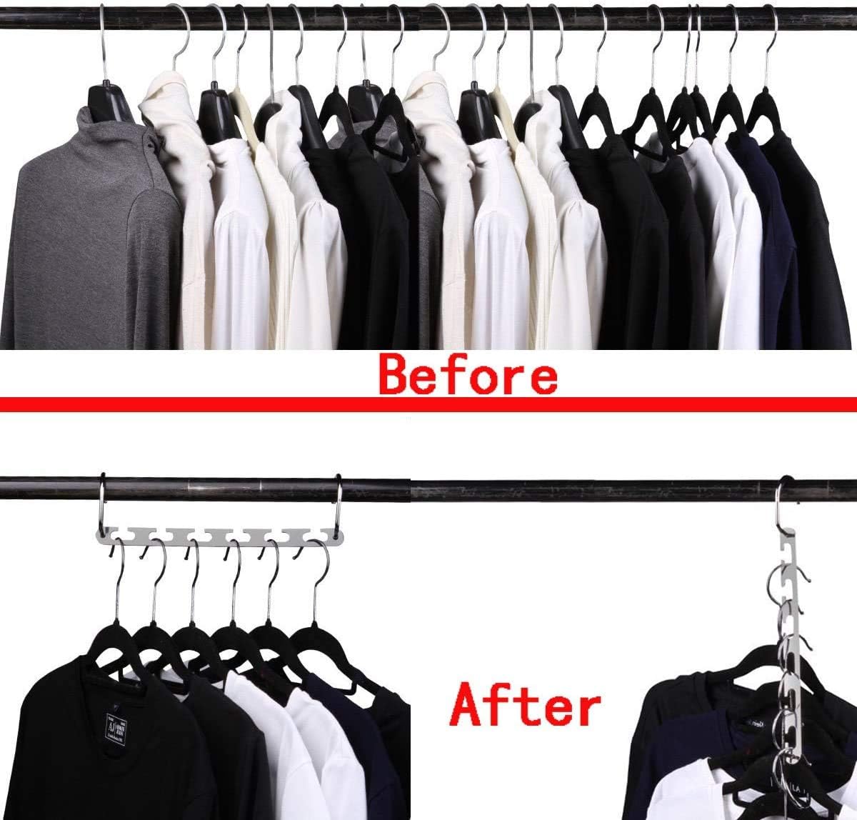 6Pc Metal Cascading Hangers O118083