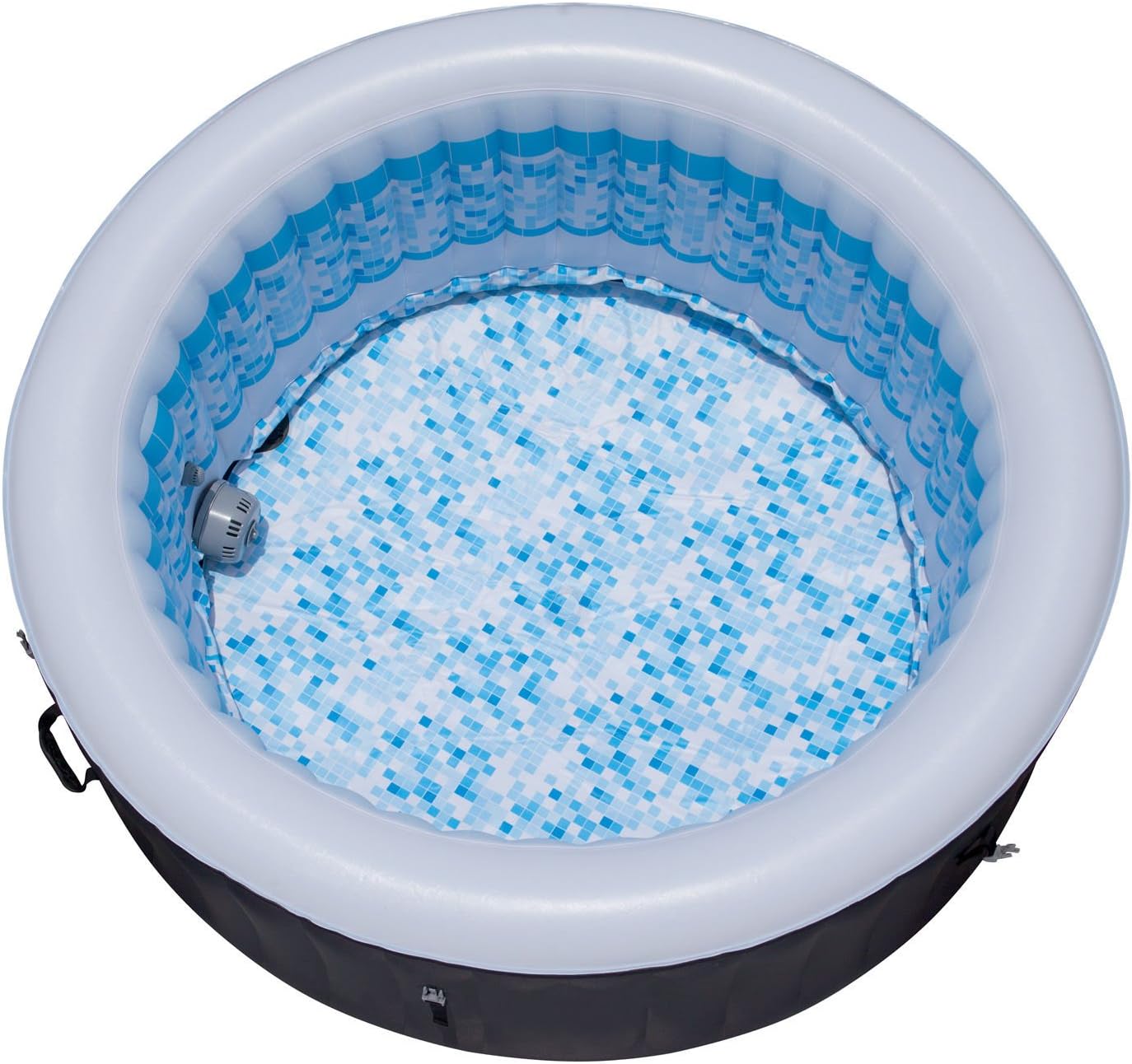 Black Round Inflatable Hot Tub with Cover and Filter Cartridge (12 Pack) Z6428