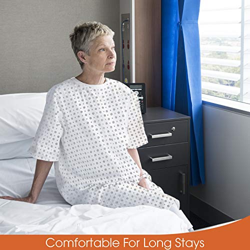 Unisex Patient Gown with Back Ties W208494