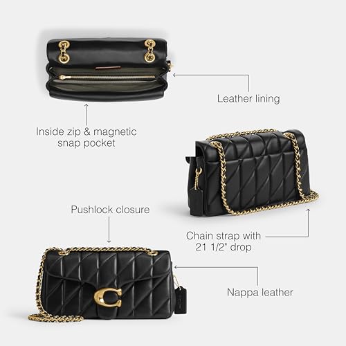 Quilted Leather Shoulder Bag 26 H6049