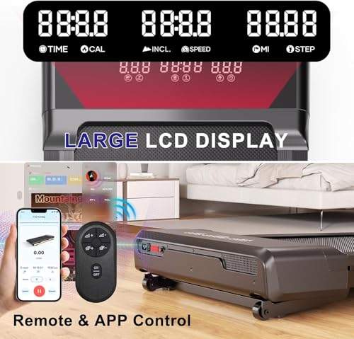 3 in 1 Portable Treadmill with Remote Control LED Display, 2.5 HP O5773