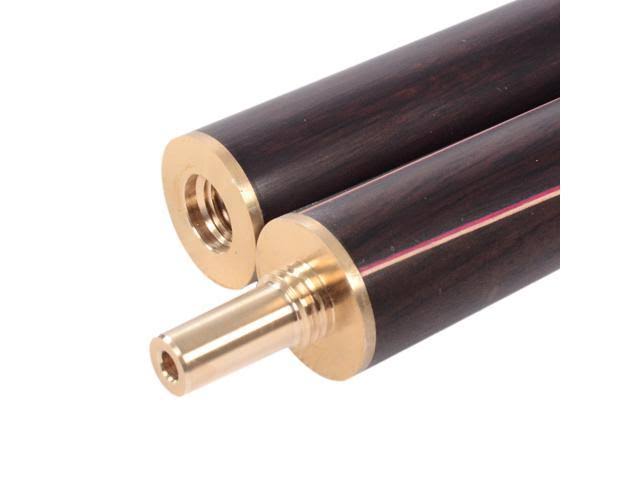 Classic Handmade Rosewood 3/4 Piece Snooker Cue with Black Cue Case and Aluminum Telescope Extension Q849