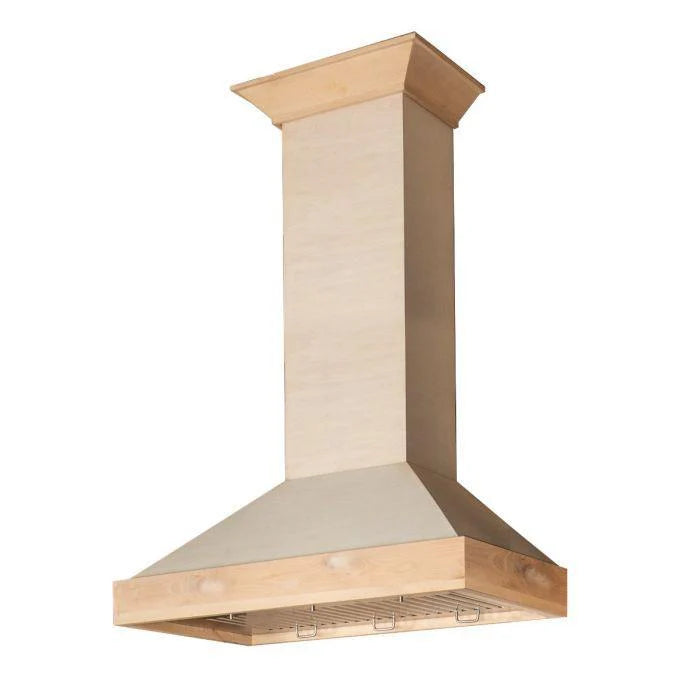 30 in. Unfinished Wooden Wall Range Hood G77689